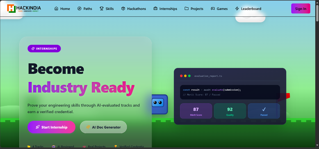 HackIndia Screenshot